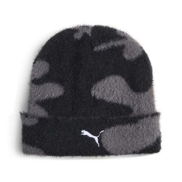 Czapka Brushed Printed Mid Crown PUMA. Niebieskie czapki damskie Puma, bez wzorów, z dzianiny, klasyczne. Za 129.00 zł.