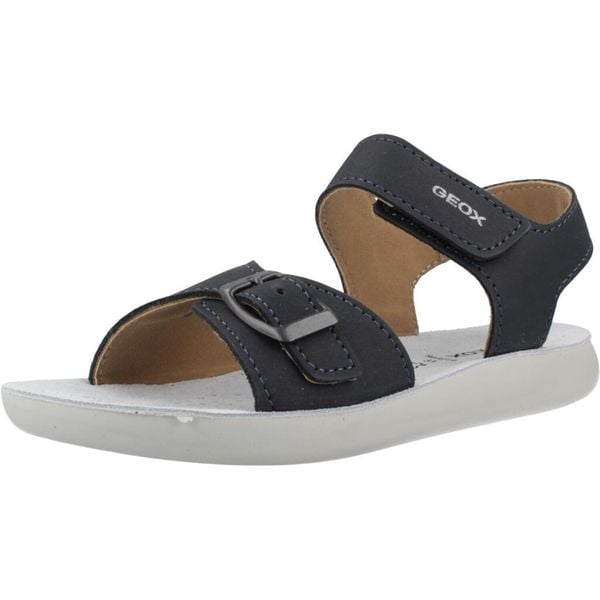 Sandały GEOX J SANDAL LIGHTFLOPPY Niebieski. Niebieskie buty zimowe męskie Geox, bez wzorów, ze skóry, bez zapięcia. Za 132.99 zł.