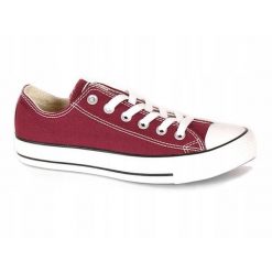 Buty na co dzień trampki unisex CONVERSE CHUCK TYLOR ALL STAR niskie. Czerwone trampki i tenisówki damskie Converse, bez wzorów, bez zapięcia. Za 277.00 zł.