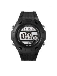 Timex Zegarek Marathon TW5M43700 Czarny. Czarne, cyfrowe zegarki męskie Timex, bez wzorów. Za 219.99 zł.