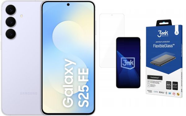 Smartfon Samsung Galaxy S25 FE 5G 8/128GB Niebieski (SM-S731BLBDEUE) + FlexibleGlass. Niebieskie smartfony SAMSUNG. Za 2,502.00 zł.