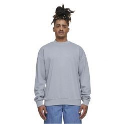 Lekka Bluza Męska Z Frotte. Szare bluzy męskie Urban Classics, l, bez wzorów, bez ramiączek, bez kaptura. Za 104.99 zł.