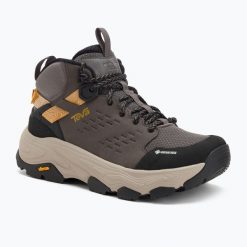 Buty trekkingowe męskie Teva Grandview Max GTX. Szare trekkingi męskie Teva, bez zapięcia. Za 699.99 zł.