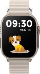 Smartwatch Rubicon RNCF17 Beżowy (RNCF17). Brązowe zegarki smartwatch Rubicon, bez wzorów. Za 159.00 zł.