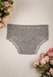 Szare Majtki Figi z Koronką w Kwiaty Kaliwa. Szare majtki damskie Born2be, z koronki. Za 4.99 zł.