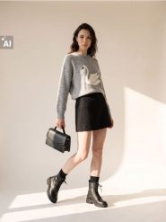 Sweter z domieszką wełny i alpaki - szary. Szare swetry nierozpinane damskie Sinsay, l, bez wzorów, z wełny, bez kołnierzyka, bez ramiączek. Za 59.99 zł.