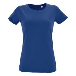 Koszulka Damska Regent Z Okrągłym Dekoltem I Dopasowanym Krojem. Niebieskie bluzki damskie SOL'S, xl, bez wzorów, sportowe, bez kołnierzyka, bez ramiączek. Za 40.99 zł.
