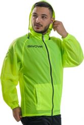 Kurtka męska Givova Kurtka przeciwdeszczowa sportowa piłkarska Givova Rain Basico Fluo żółta RJ001 0019 2XL. Żółte kurtki sportowe męskie Givova, m, bez wzorów, bez kaptura, do piłki nożnej. Za 69.98 zł.