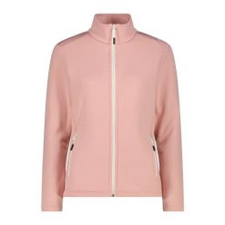 Damska rozciągliwa polarowa bluza z zamkiem CMP. Czerwone bluzy damskie CMP, na zimę, bez wzorów, z polaru, sportowe, bez ramiączek, bez kaptura. Za 323.50 zł.