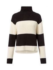 Calvin Klein Jeans Sweter z dzianiny Kobiety Bawełna czarny|biały, XS. Białe swetry nierozpinane damskie Calvin Klein Jeans, xs, bez wzorów, z bawełny, bez kołnierzyka, bez ramiączek. Za 329.95 zł.