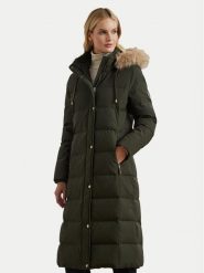 LAUREN RALPH LAUREN Płaszcz zimowy 297957509005 Zielony Regular Fit. Zielone płaszcze damskie Lauren Ralph Lauren, na zimę, xxl, bez wzorów, z syntetyku, bez kołnierzyka, bez kaptura. Za 1,149.00 zł.