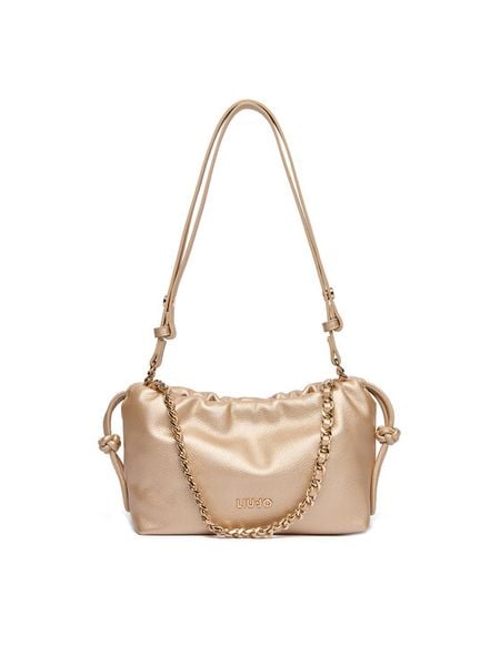 Liu Jo Torebka AF5132 E0058 Złoty. Żółte torebki do ręki damskie Liu Jo, bez wzorów, ze skóry, bez dodatków. Za 579.99 zł.