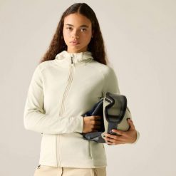 Damska bluza Ventura z kapturem i elastyczną warstwą pośrednią. Brązowe bluzy damskie Dare 2B, bez wzorów, z materiału, bez ramiączek, z kapturem. Za 379.99 zł.