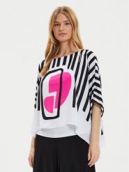 Joseph Ribkoff Bluzka 241091 Kolorowy Relaxed Fit. Bluzki damskie Joseph Ribkoff, bez wzorów, z syntetyku, bez kołnierzyka, bez ramiączek. Za 479.99 zł.