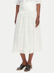 Marella Spódnica maxi Ballo 2615101042 Biały Regular Fit. Białe spódnice damskie Marella, bez wzorów, z bawełny, maxi. Za 749.99 zł.