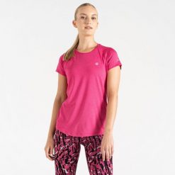 Damska koszulka sportowa szybkoschnąca Corral. Czerwone koszulki sportowe damskie Dare 2B, bez wzorów, z poliesteru, bez ramiączek. Za 154.00 zł.