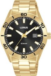 Zegarek Lorus Zegarek męski Lorus RH970PX9 złoty. Żółte zegarki męskie Lorus, bez wzorów, złote. Za 397.00 zł.