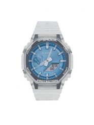 G-Shock Zegarek GA-2100BM-7A2ER Przezroczysty. Analogowe zegarki męskie G-Shock, bez wzorów. Za 529.99 zł.