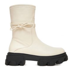 Botki DeeZee. Botki damskie DeeZee, bez wzorów, bez obcasa, na płaskiej podeszwie, bez zapięcia. Za 229.99 zł.