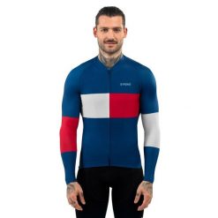 Męska koszulka rowerowa z krótkim rękawem Kolarstwo Siroko M2 Vezzana. Czerwone bluzy męskie SIROKO, m, bez wzorów, z jersey, sportowe, bez ramiączek, bez kaptura. Za 381.00 zł.