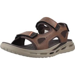 Sandały SKECHERS ORVAN SD GAMBLE Brązowy. Brązowe sandały męskie Skechers, bez wzorów, z materiału, bez zapięcia. Za 278.99 zł.