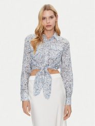 Guess Koszula W5GH03 WH4K2 Kolorowy Regular Fit. Koszule damskie Guess, m, z aplikacjami, z syntetyku, bez kołnierzyka, bez ramiączek. Za 219.99 zł.