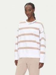 EA7 Emporio Armani Bluza 7W000163 AF12951 F1029 Biały Regular Fit. Białe bluzy damskie EA7 Emporio Armani, l, bez wzorów, z bawełny, bez ramiączek, bez kaptura. Za 349.99 zł.