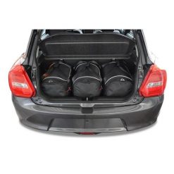 Torby Do Bagażnika Suzuki Swift 2017-2024 3Szt Kjust. Czarne torby podróżne damskie KJUST, bez wzorów. Za 729.00 zł.