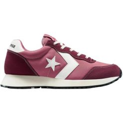 Buty sportowe Converse Omega Trainer. Czerwone buty sportowe męskie Converse, bez wzorów, z zamszu, bez zapięcia, na fitness i siłownię. Za 490.00 zł.