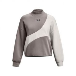Bluza sportowa damska Under Armour Unstoppable Flc Crop Crew. Szare bluzy damskie Under Armour, xs, bez wzorów, sportowe, bez ramiączek, bez kaptura. Za 553.00 zł.