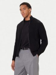 Guess Kardigan M5BR40 Z2ZK2 Czarny Regular Fit. Czarne swetry męskie Guess, m, z aplikacjami, z syntetyku, bez kołnierzyka, bez ramiączek. Za 619.99 zł.