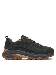 Merrell Trekkingi Moab Speed 2 Leather Waterproof J037783 Czarny. Czarne buty zimowe męskie Merrell, bez wzorów, z materiału, bez obcasa, bez zapięcia. Za 799.99 zł.