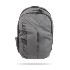 Plecak sportowy poliestrowy 30 L Mono Grey. Szare plecaki męskie GYMBEAM, bez wzorów, z materiału, biznesowe. Za 194.90 zł.