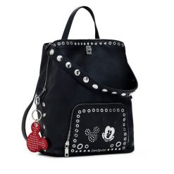 Plecak Desigual. Czarne plecaki damskie Desigual, bez wzorów, rockowe. Za 249.99 zł.