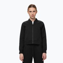 Bluza damska Pitbull Discovery Collar Zip Track Jacket. Czarne bluzy damskie PITBULL, xs, bez wzorów, z elastanu, sportowe, bez ramiączek, bez kaptura. Za 219.99 zł.