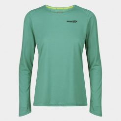 Bluza damska Inov-8 Performance Long Sleeve - aqua/dark aqua. Bluzy damskie TREC, bez wzorów, bez ramiączek, bez kaptura. Za 169.94 zł.