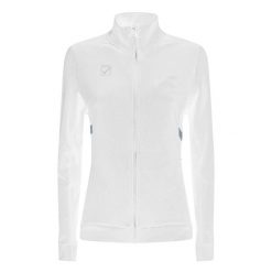 Bluza damska Givova. Białe bluzy damskie Givova, bez wzorów, z elastanu, bez ramiączek, bez kaptura. Za 308.00 zł.