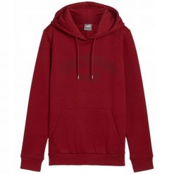 Bluza Z Logo ESS+ Dla Kobiet. Czerwone bluzy damskie Puma, m, bez wzorów, bez ramiączek, bez kaptura. Za 318.99 zł.