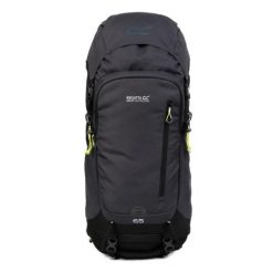 Plecak Regatta Highton V2 65L. Czarne plecaki męskie Regatta, bez wzorów, z materiału. Za 299.99 zł.