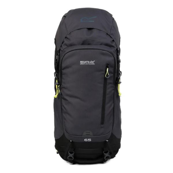 Plecak Highton V2 65L. Szare plecaki męskie Regatta, bez wzorów, z materiału. Za 299.99 zł.
