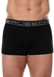 Brubeck Bokserki męskie shortbox Comfort Cotton czarne r. L (BX10050A). Czarne bokserki męskie Brubeck, bez wzorów. Za 57.11 zł.