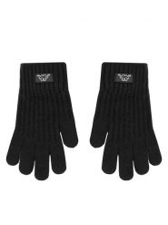 Kappa Rękawiczki CWBEO-KAP-U6-002-AW26 Czarny. Czarne rękawiczki męskie Kappa, bez wzorów, z dzianiny. Za 39.99 zł.