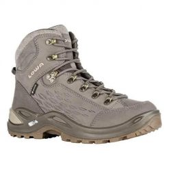 Buty trekkingowe damskie Lowa Renegade Warm Mid Gtx. Szare obuwie trekkingowe damskie Lowa, z materiału, za kostkę, bez zapięcia. Za 1,119.00 zł.