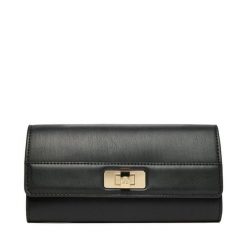 Portfel Tommy Hilfiger. Czarne portfele damskie Tommy Hilfiger. Za 329.99 zł.