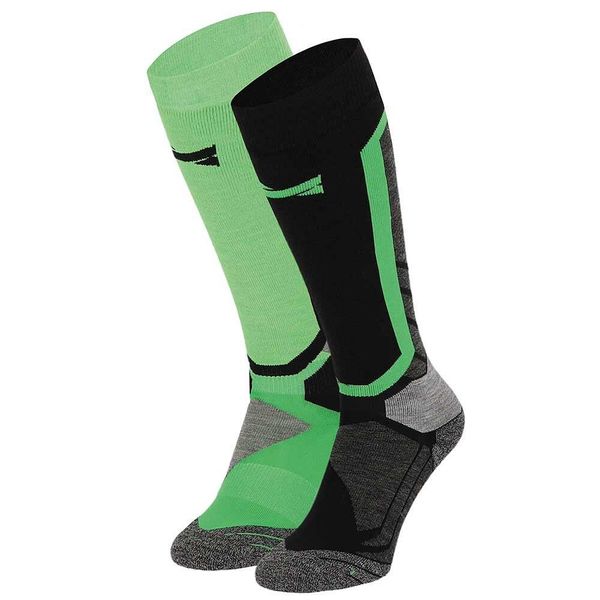 Skarpety snowboardowe Xtreme, 2 par, Multi Zielony. Czarne skarpetki damskie XTREME SOCKSWEAR, bez wzorów, z elastanu. Za 156.20 zł.