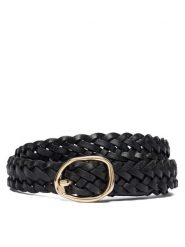 Tommy Hilfiger Pasek Th Sculpt 2.0 Woven AW0AW18696 Czarny. Czarne paski damskie Tommy Hilfiger, bez wzorów, ze skóry. Za 249.99 zł.