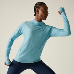 Bluza Z Kapturem Damska Lekka The Laura Whitmore Edit Sprint City. Niebieskie bluzy damskie Dare 2B, na zimę, bez wzorów, wakacyjne, bez ramiączek, z kapturem. Za 170.99 zł.