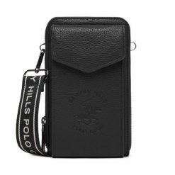 Torebka Beverly Hills Polo Club. Czarne listonoszki damskie Beverly Hills Polo Club, bez wzorów, bez dodatków. Za 79.99 zł.