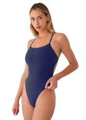 Turbo Sirene Comfort Swimsuit – Granatowy – Rozmiar 42. Niebieskie stroje kąpielowe damskie TURBO, s, bez wzorów, z materiału. Za 196.66 zł.