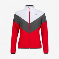 Kurtka damska CLUB 22. Czerwone kurtki sportowe damskie Head, xs, bez wzorów, bez ramiączek, bez kaptura. W wyprzedaży za 203.00 zł.